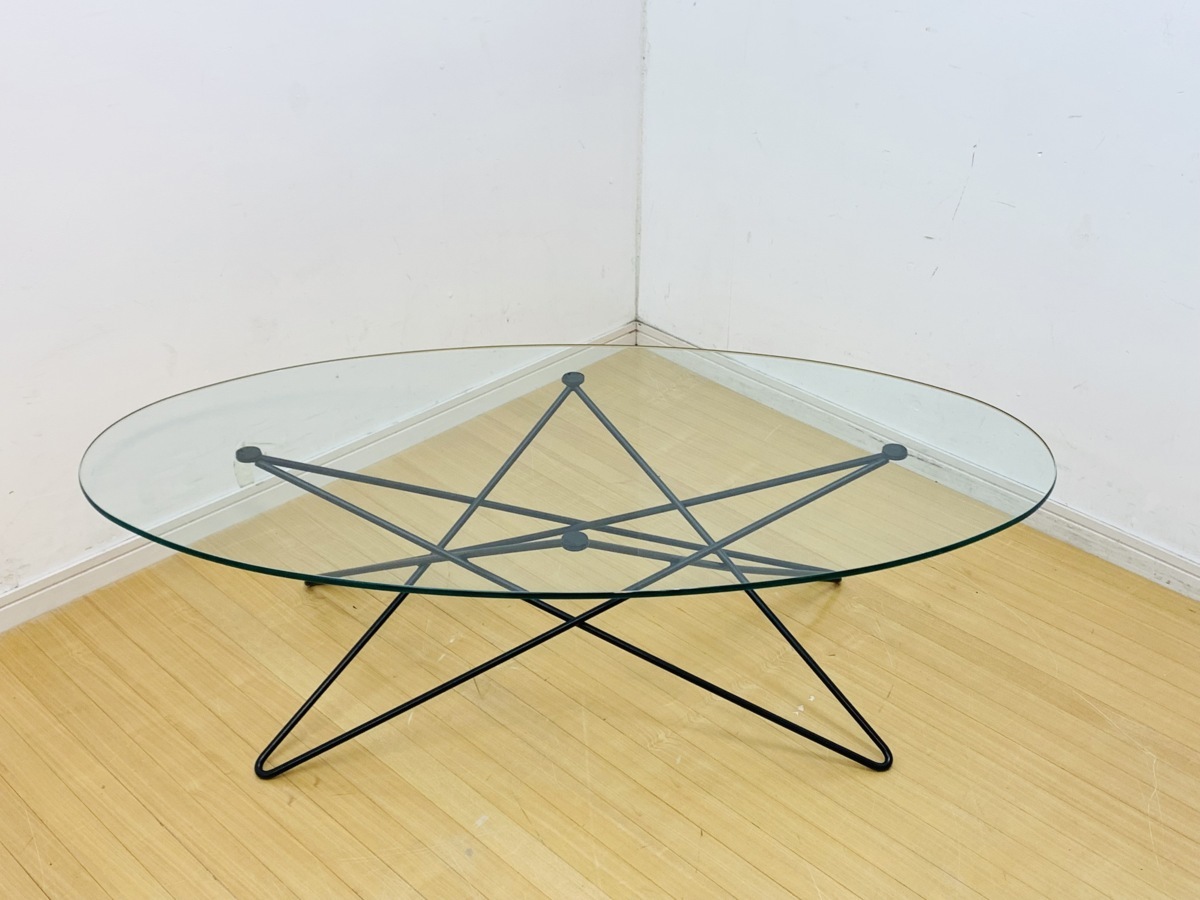 ◎【直接お引き取り限定】 IDEE イデー O.R.T.F. テーブル Glass ロー