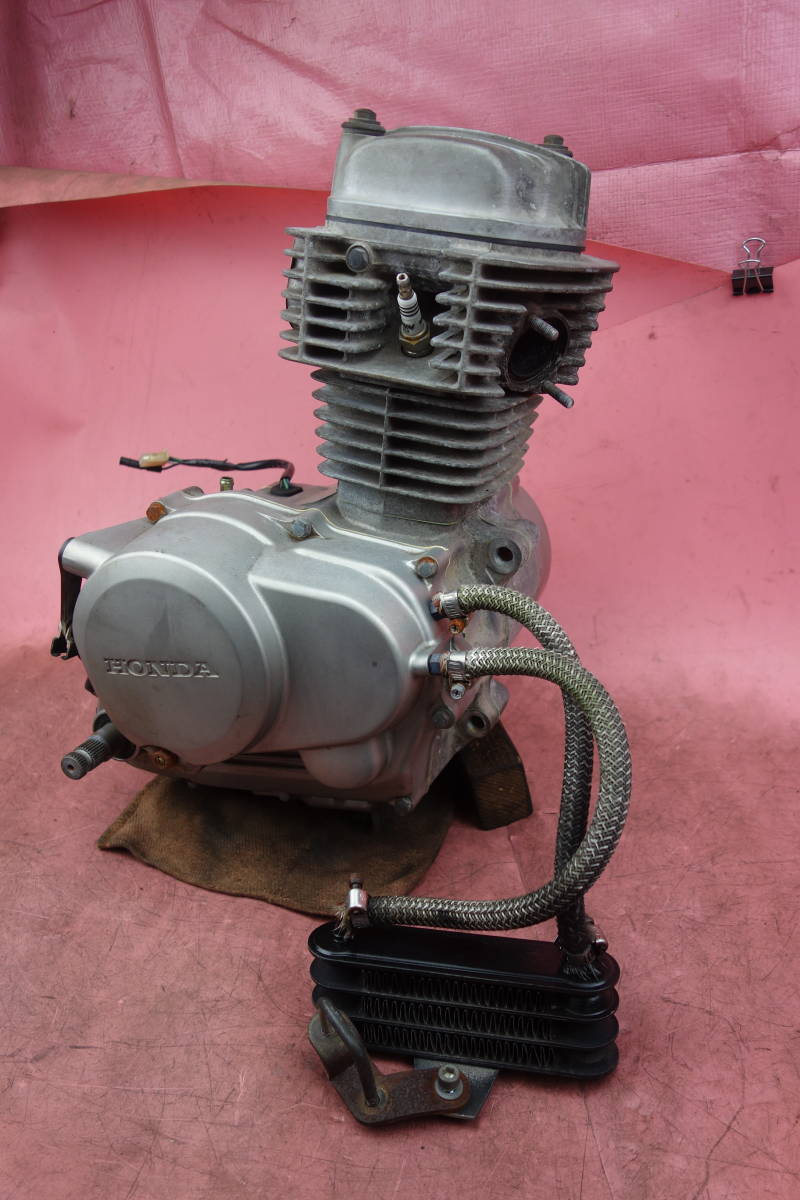 (1台分解)　オイルクーラー付き !! 動画付き / 実動 / ヘッド抜けOK APE100 エンジン ヘッド抜けOK カバー ケース HC07 (エイプ) 260TAL2