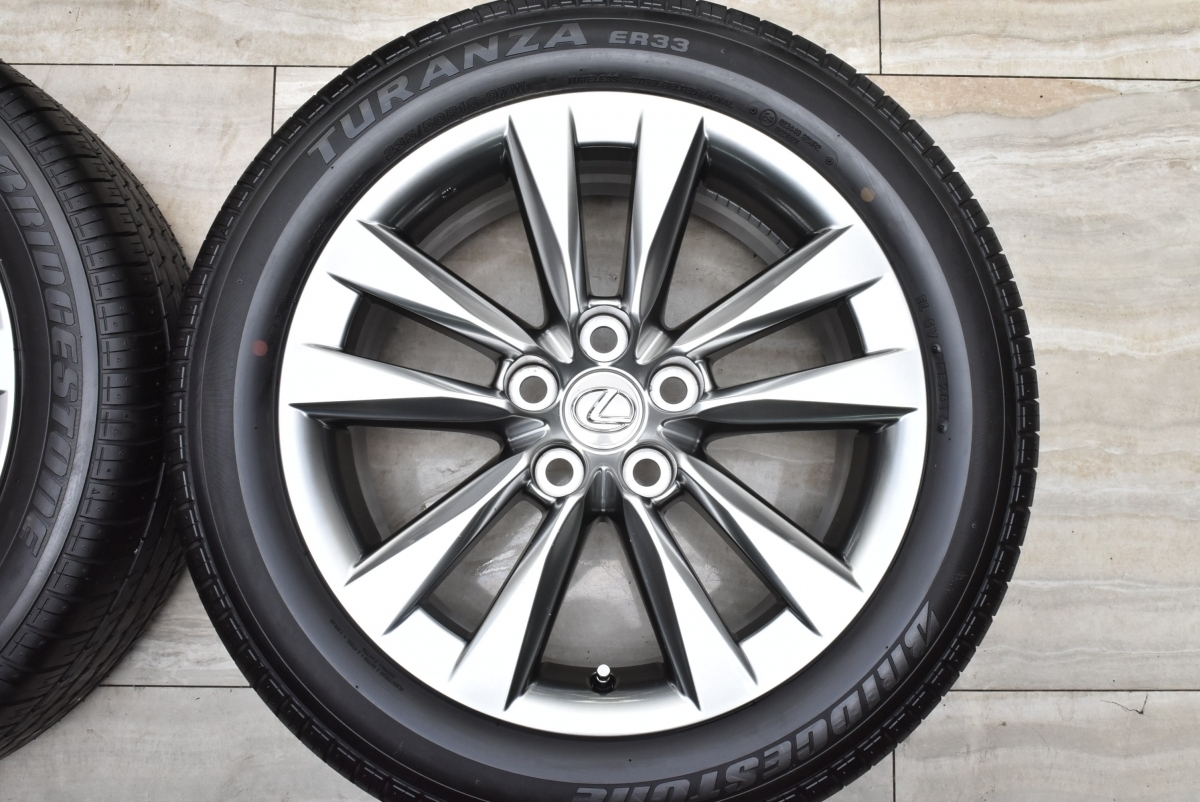 純正 レクサス +32 7.5J LS600h LS460 LS 5H PCD120 ホイール LEXUS 18 
