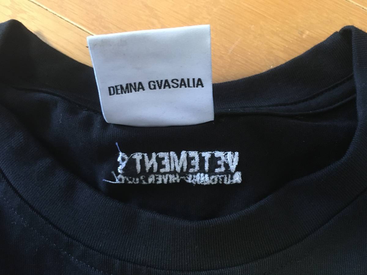 ☆美品 VETEMENTS ヴェトモン アナーキー バックプリントTシャツ M 
