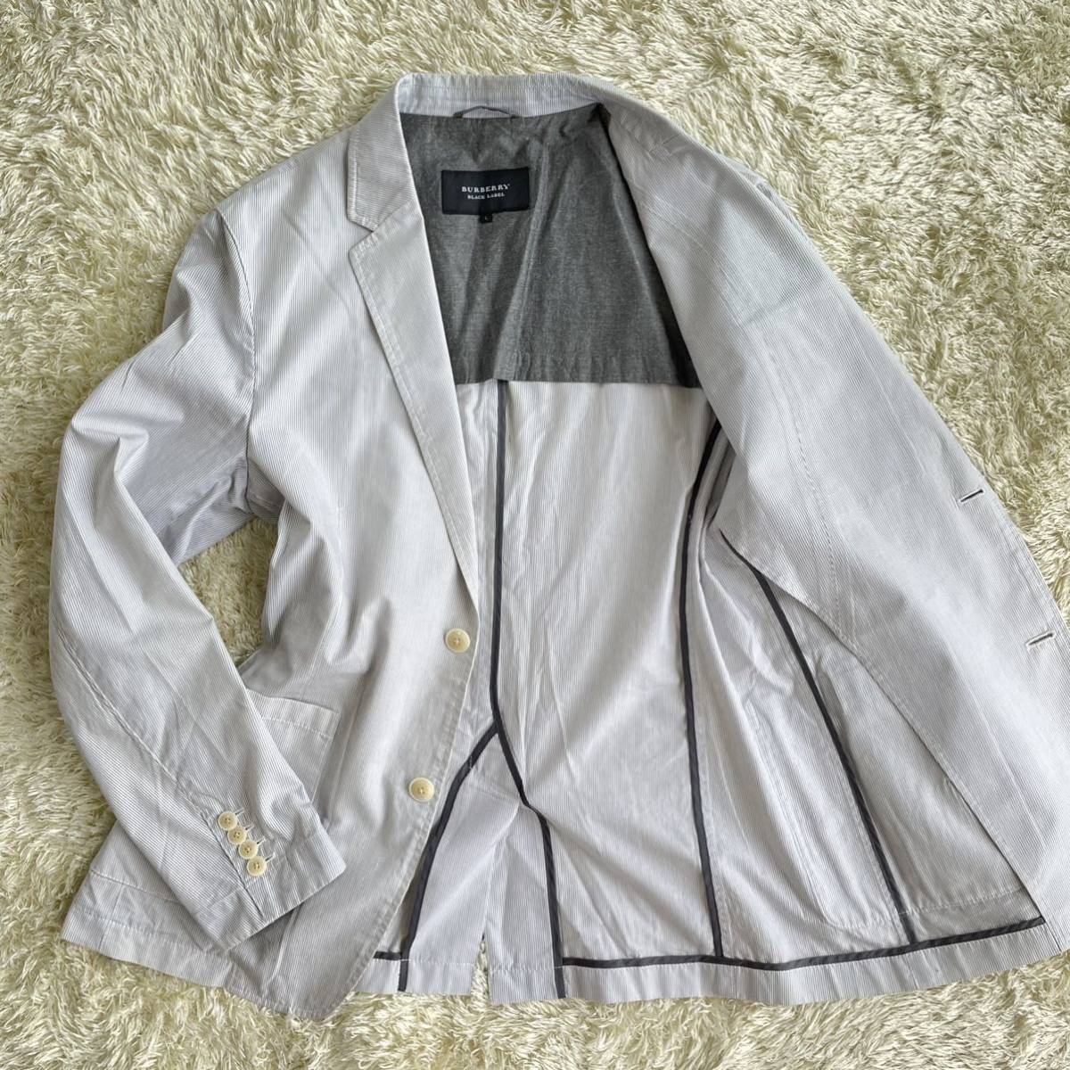 バーバリーブラックレーベル【爽やかな清涼感】BURBERRY テーラード 