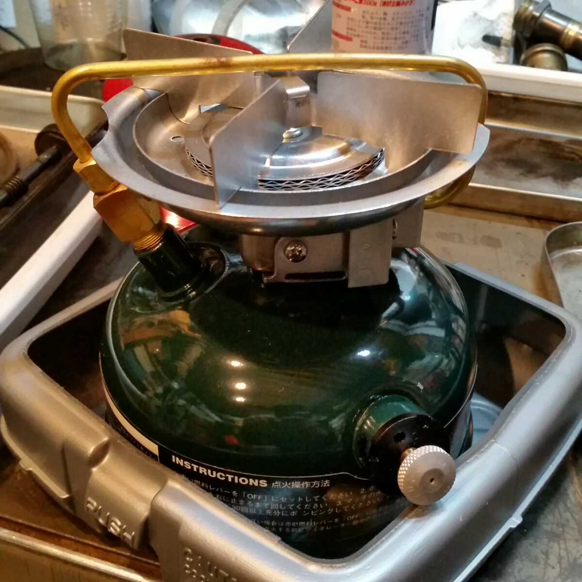 新品 保存品 コールマン508A シングルストーブ デッドストック
