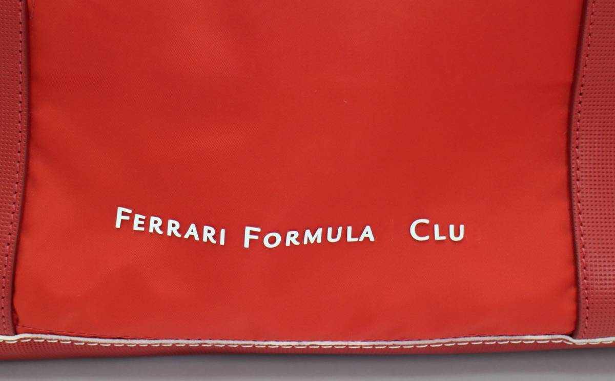 Ferrari Formula 1 Club 非売品 ボストンバッグ レッド 中古 訳あり ① 