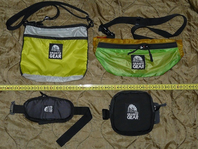 【定番，新品】 GRANITE GEAR グラナイトギア サコッシュ ウエストポーチ他小物類 計４点 品(ウエストバッグ)｜売買されたオークション情報、yahooの商品情報をアーカイブ公開 - オークファン ウエストバッグ