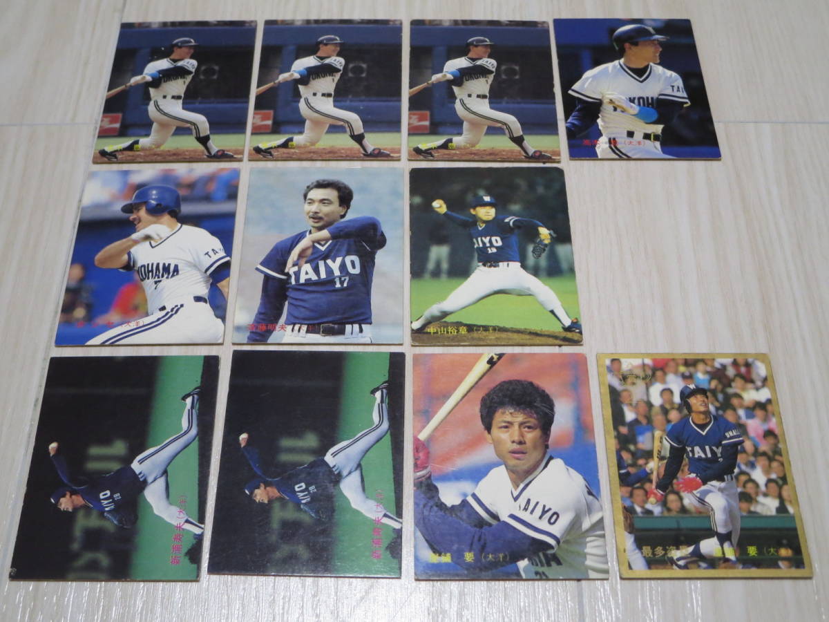 1983カルビー野球カード№212屋鋪要（大洋） （プロ野球カード 