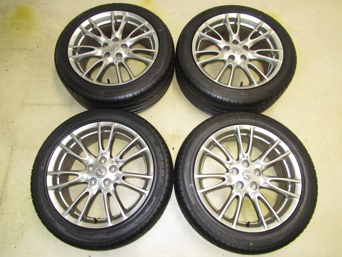 スカイライン V36 純正 | +45 +50 Nissan 8.5J Skyline Genuine 18x7 
