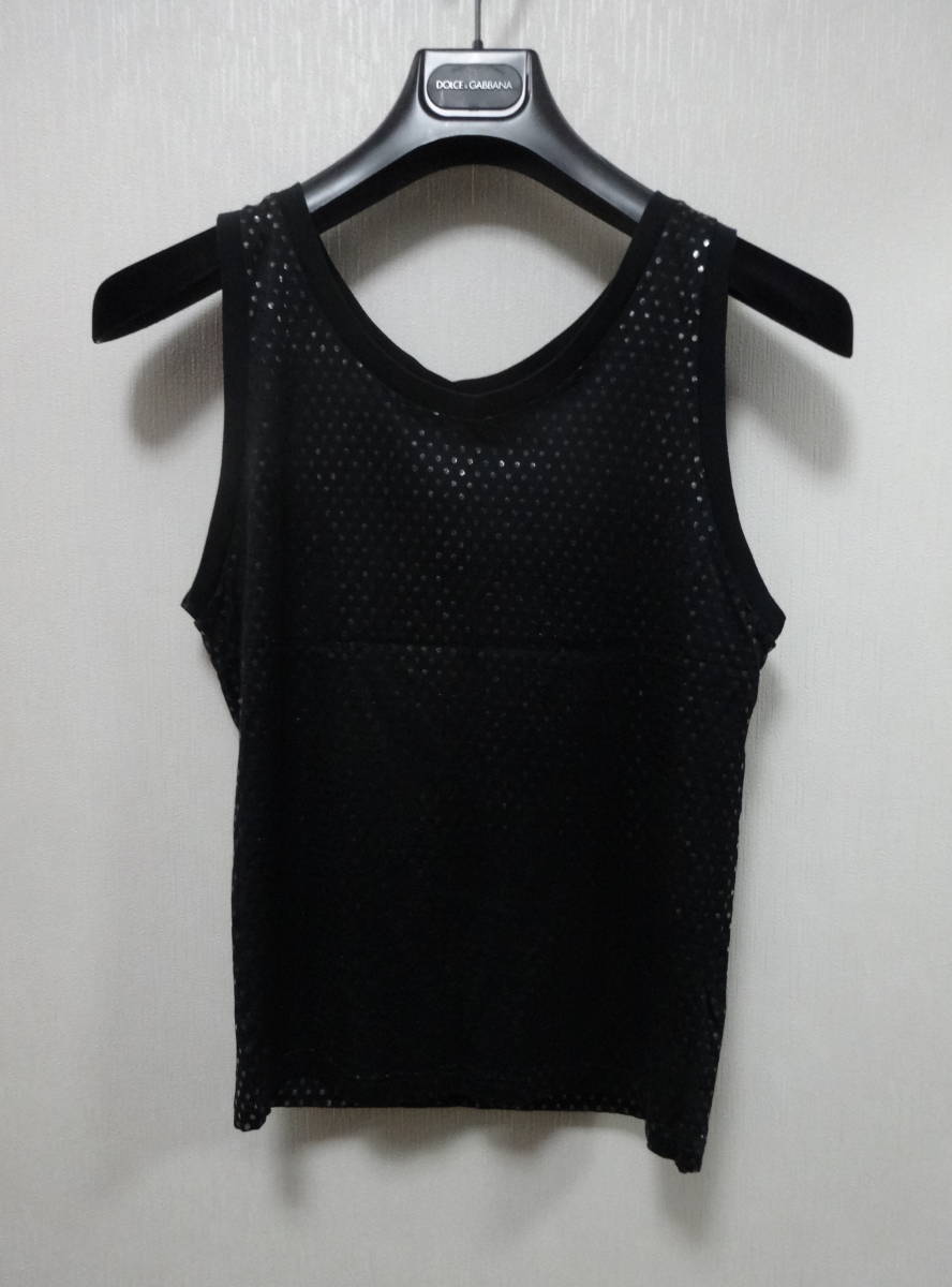 希少 エディ期 Dior HOMME ディオールオム タンクトップ黒S THE END