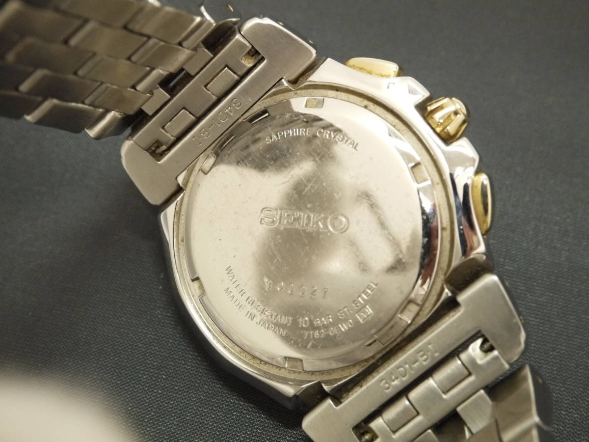 値下げしました！】□ジャンク□SEIKO セイコー メンズ 腕時計 クロノ 