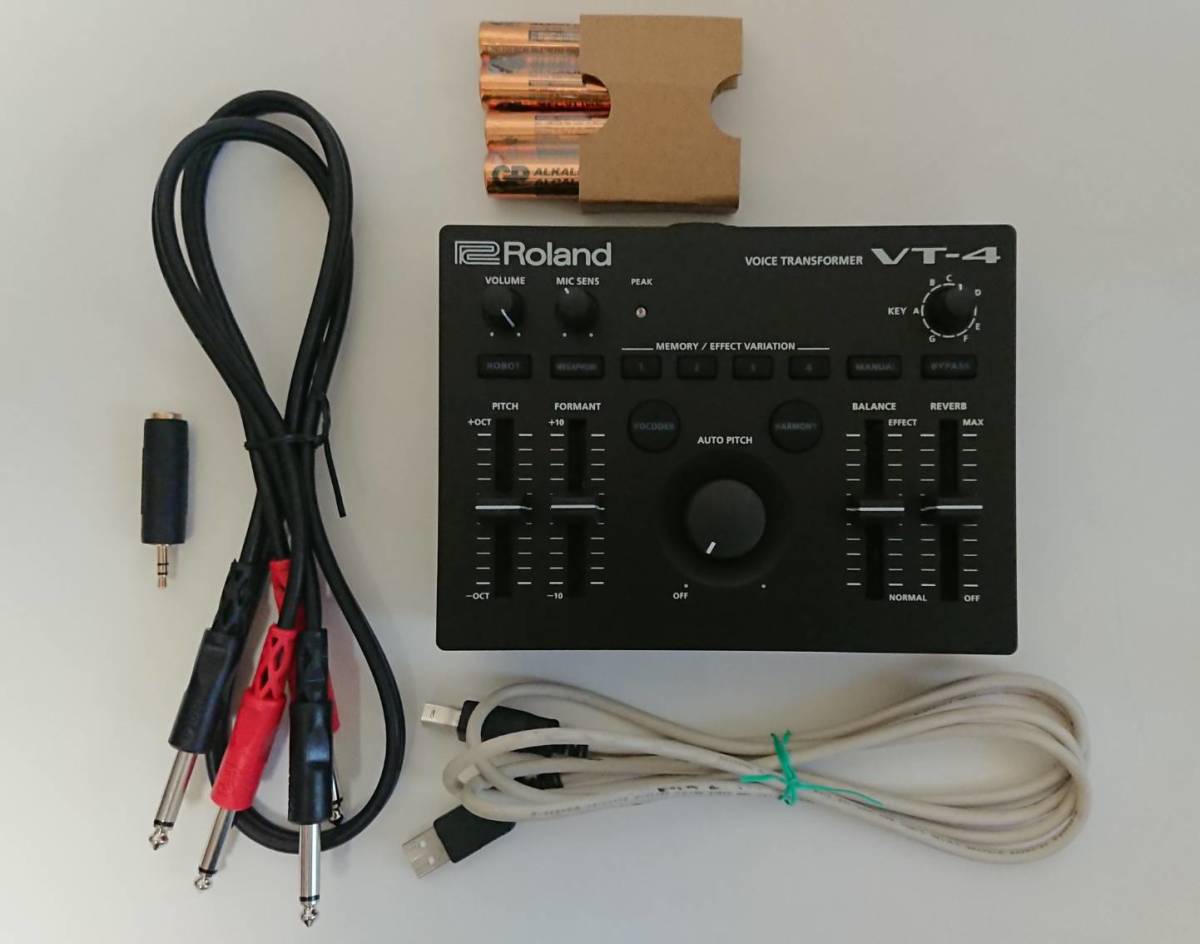 Roland ボイストランスフォーマー VT-4 ボイスチェンジャー おまけ付き 