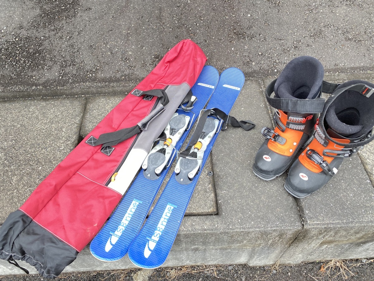スノーブレード サロモン SALOMON ショートスキー - SB9 ファット型 