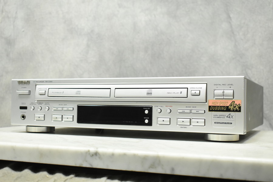 RW-D280 TEAC CDレコーダー ティアック CDプレーヤー CD ダブルデッキ