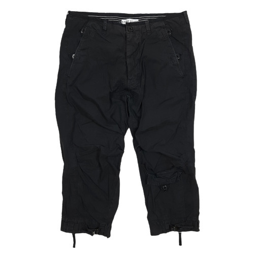 STONE ISLAND ストーンアイランド ロゴ クロップドパンツ 裾 STONE ISLAND ストーンアイランド ロゴ クロップドパンツ 裾