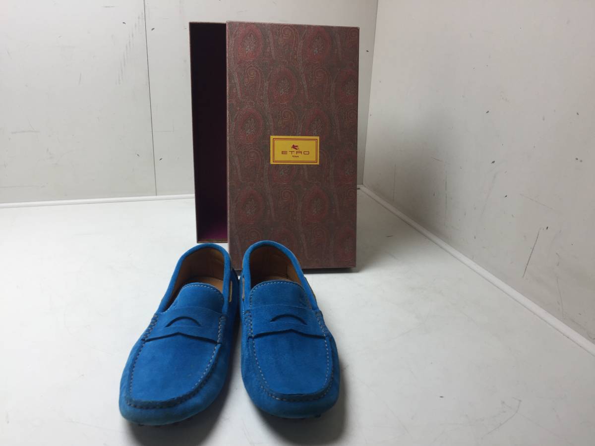 エトロ 0 ETRO スウェード モカシンシューズ ドライビング ETRO（靴
