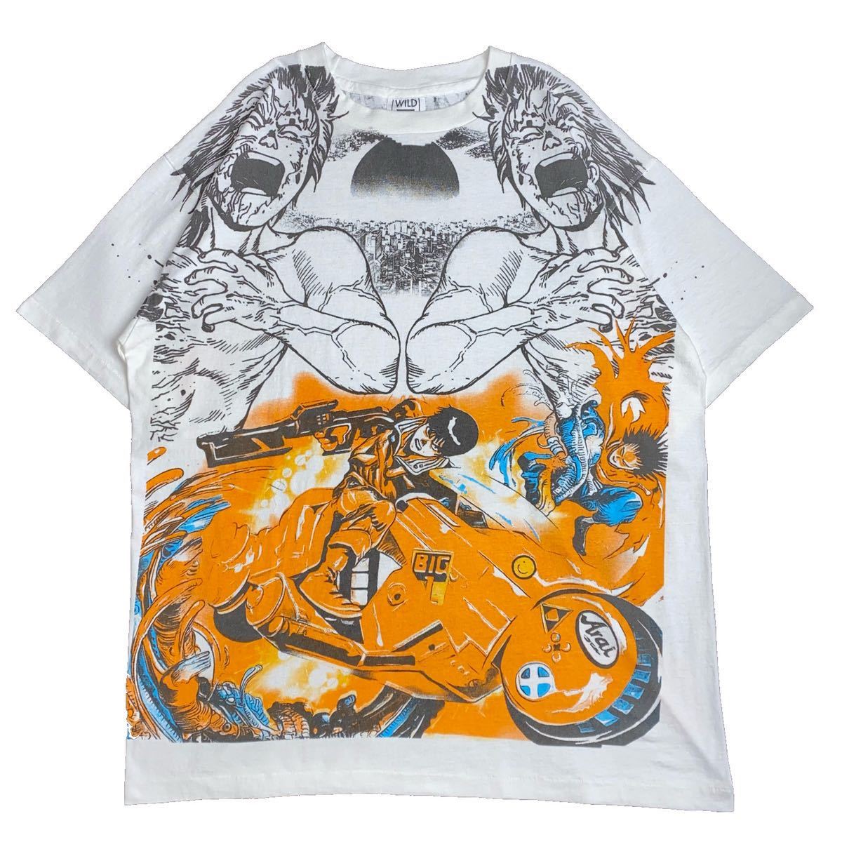 アキラ AKIRA アニメ 金田 鉄雄 Tシャツ 島鉄雄 映画 ⁄ L 金田鉄雄 tシャツ