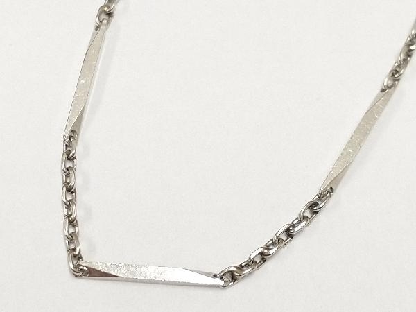 Pt850 プラチナ 切子チェーン Pt プラチナ切子チェーンネックレス 