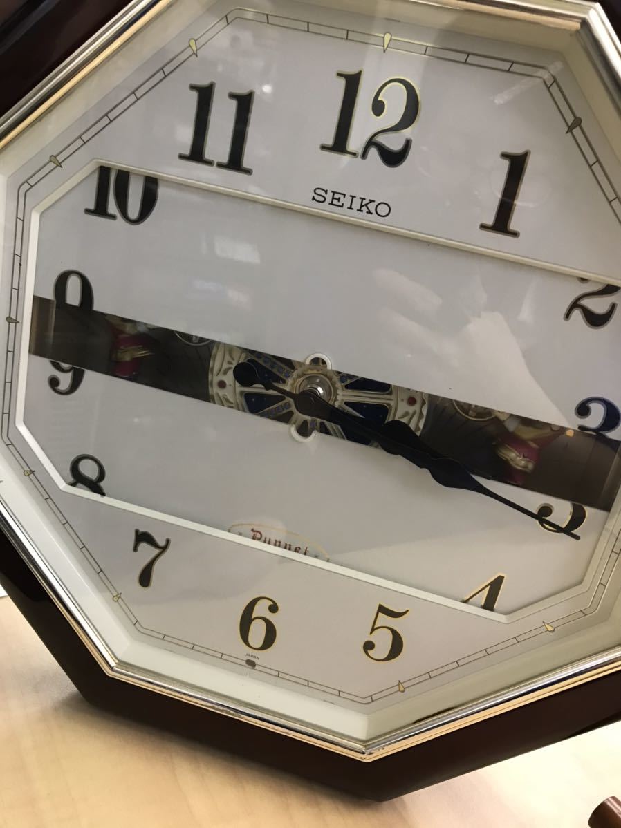 SEIKO セイコー からくり時計 PUPPET パペット 動作品 RE522B