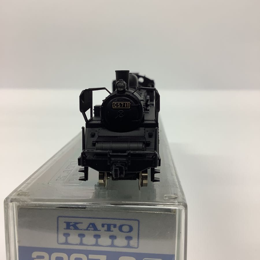 1円～ 動作確認済 KATO/カトー Nゲージ 2007-2 C57 門鉄デフ付 蒸気