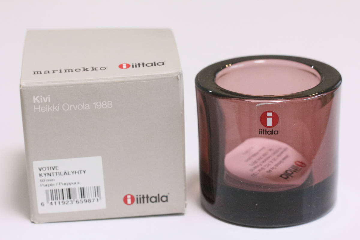 6274 パープル 未使用 scopeさん復刻版 箱あり イッタラ kivi iittala