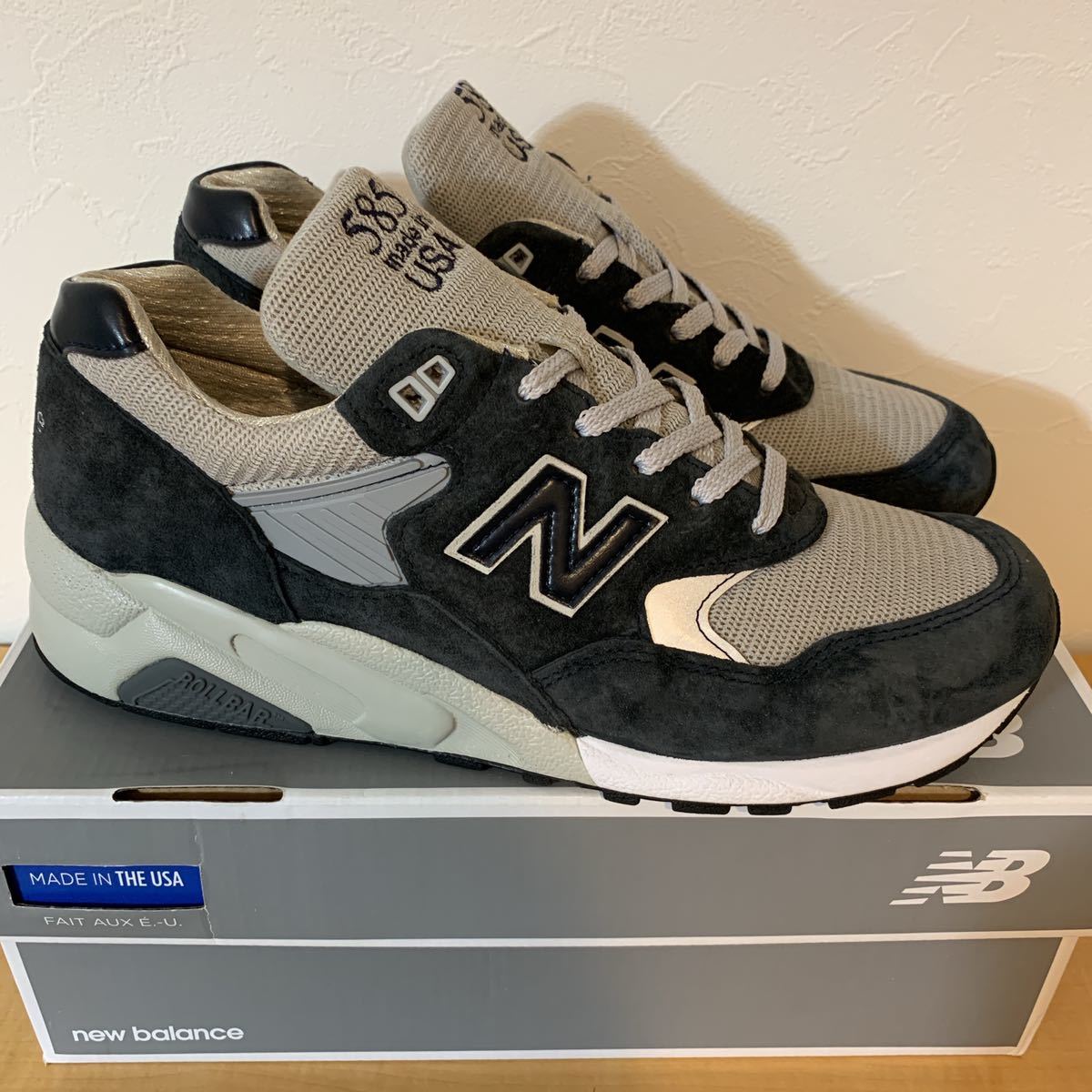 極美中古 new balance M585 BG made in USA Dワイズ 27.5cm / 580 576 