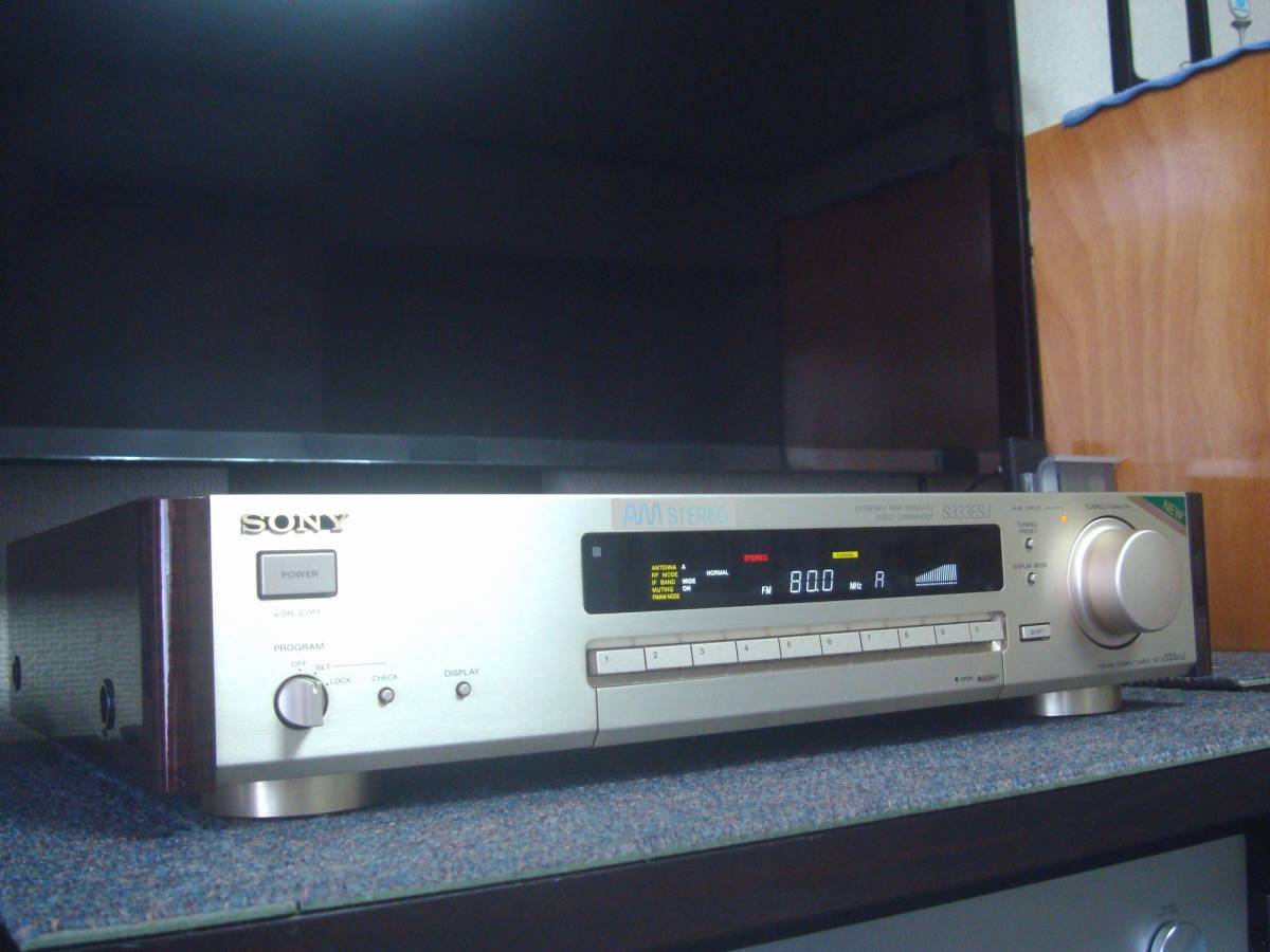 SONY ST-S333ESJ FM/AM TUNER メンテナンス、調整済完動品 (中古品）美品 #