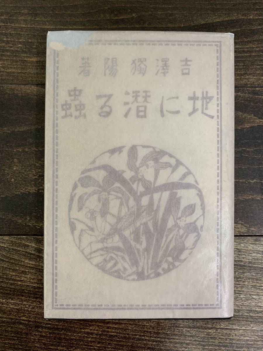 吉澤独陽　地に潜る虫　大地舎　昭和三年