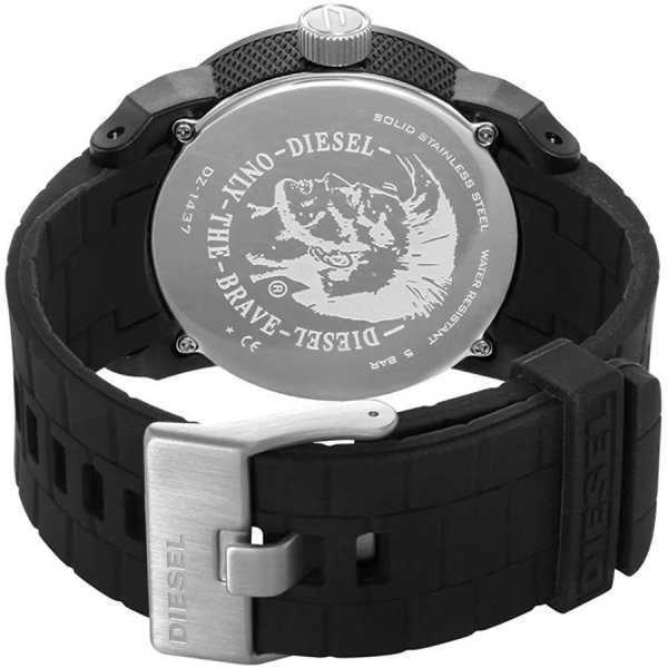 DIESEL ディーゼル DZ1437 44mm ラバー 黒 メンズ ブランド 腕時計 