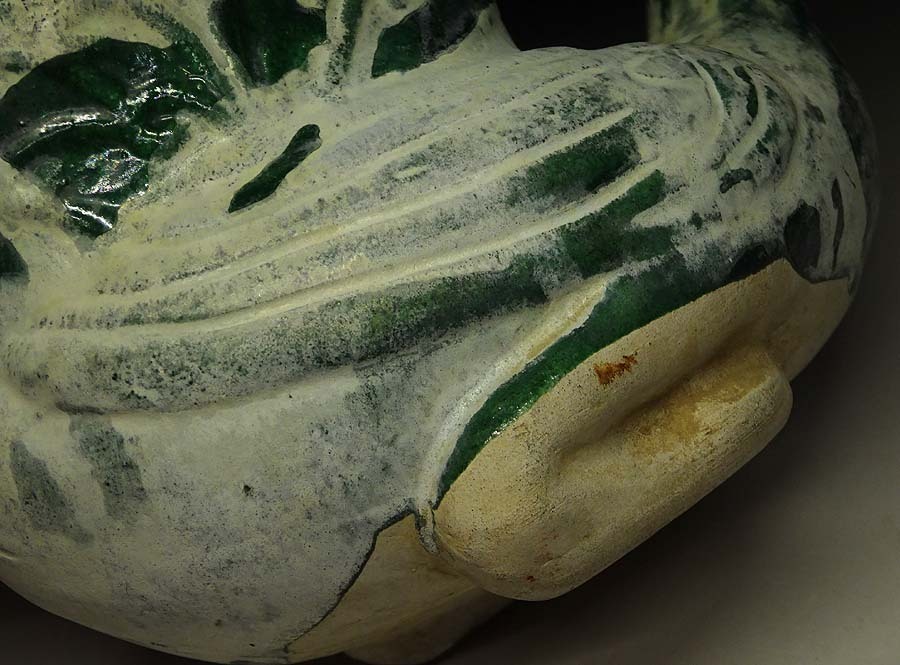 緑屋xt□ 中国古玩 漢緑釉 片手杯 箱付 唐物 時代物
