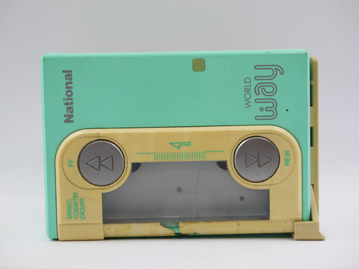 National WORLD WAY RQ-J2 グリーン ナショナル カセットプレーヤー