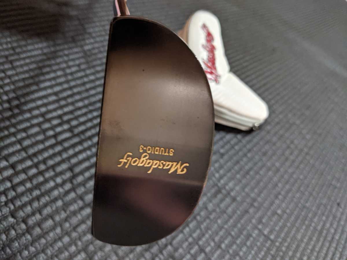 Masdagolf studio 3 マスダゴルフスタジオ3 ヘッドカバー付 Masdagolf マスダゴルフ STUDIO-3 パター ヘッドカバー有り スタジオ