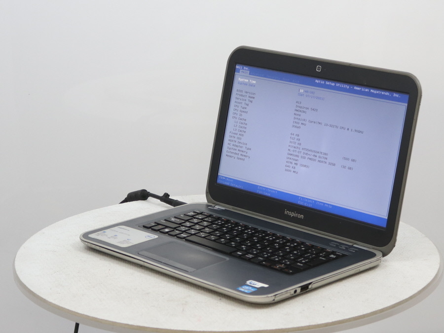 DELL Inspiron 5423 - Core i3-3227U 1.90GHz 4 GB 500 GB HDD 不良 他