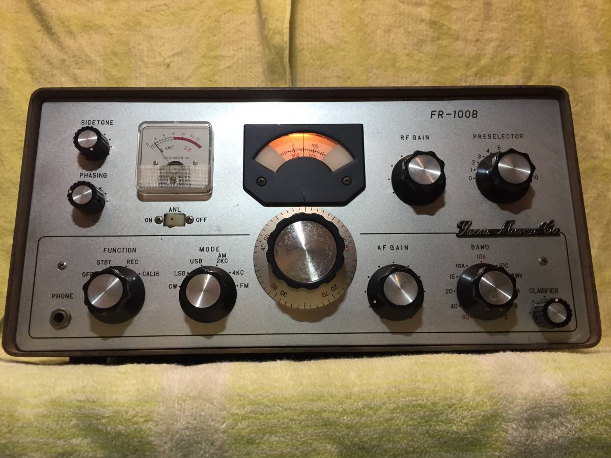 YAESU FR-100B 通信型受信機 本体 八重洲無線 YAESU FR-100B 通信型受信機 本体 八重洲無線 YAESU FR-100B HF帯受信