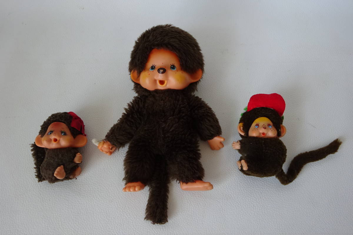 超希少】昭和レトロ モンチッチ3体セット 当時物