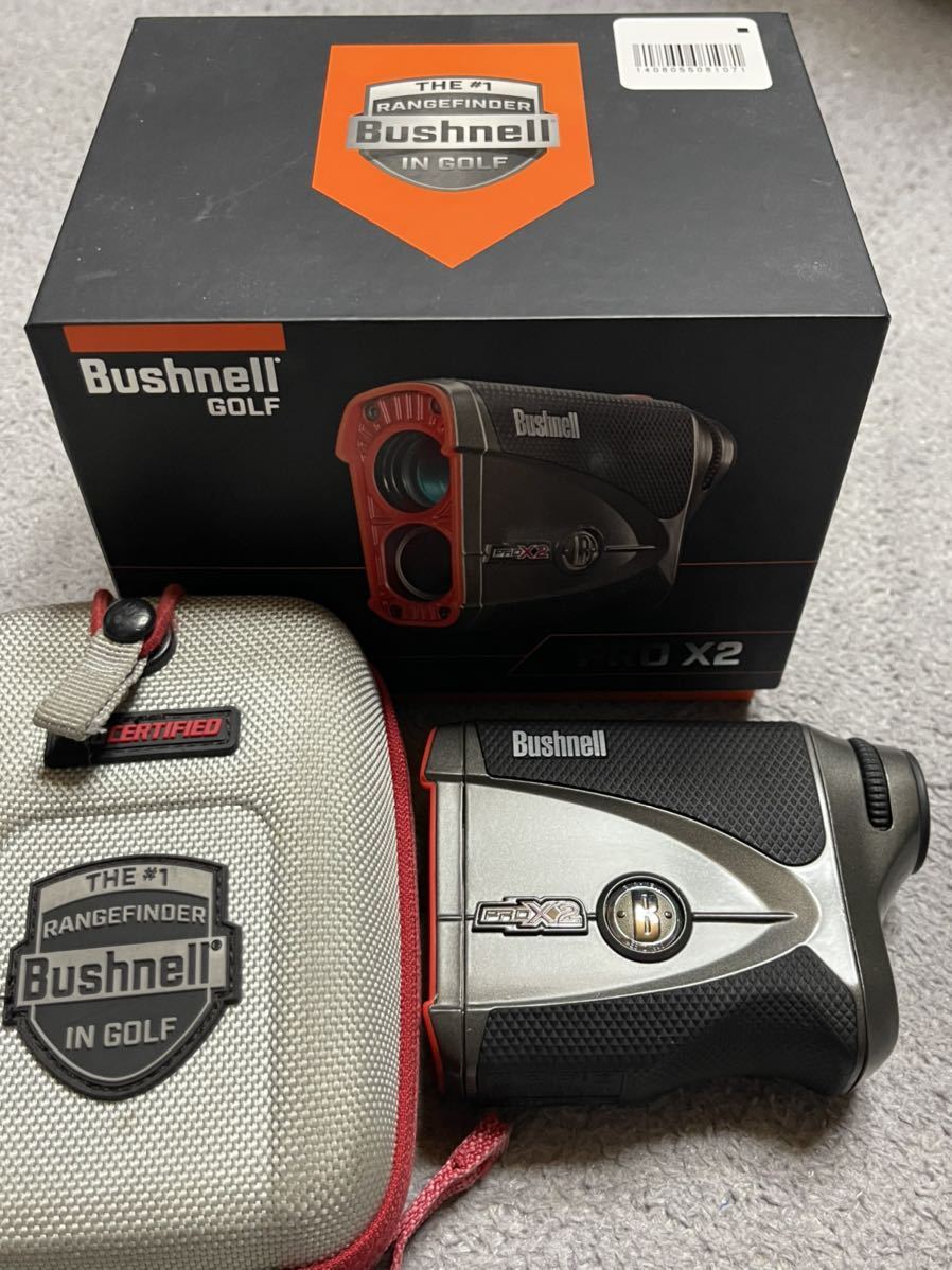 Bushnell Pro X2 ゴルフ用距離計　中古品 Bushnell(ブッシュネル) プロX2ジョルト ゴルフ用 レーザー距離計