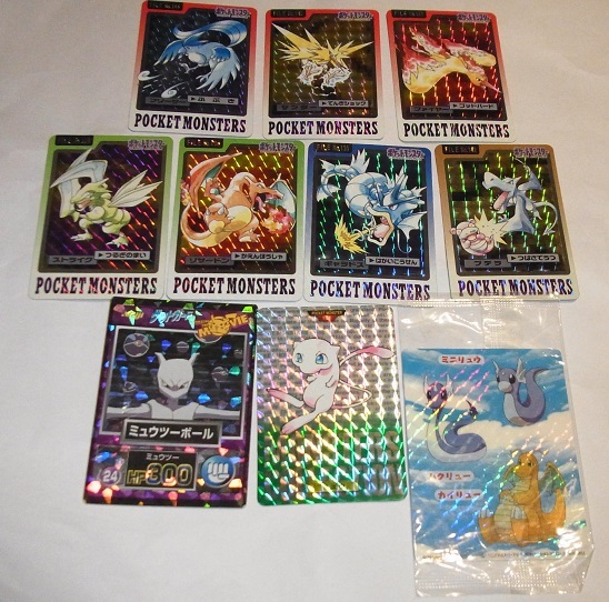 ポケットモンスター カードダス カード キラ シール まとめて