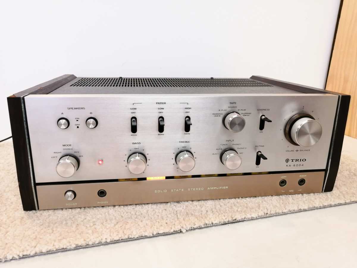 中古 TRIO KA-8300 トリオ プリメインアンプデッキ 元箱付 通電のみ 品