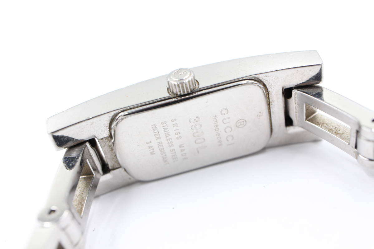 GUCCI グッチ 3900L - Yahoo!オークション 電池式 時計 シェル文字