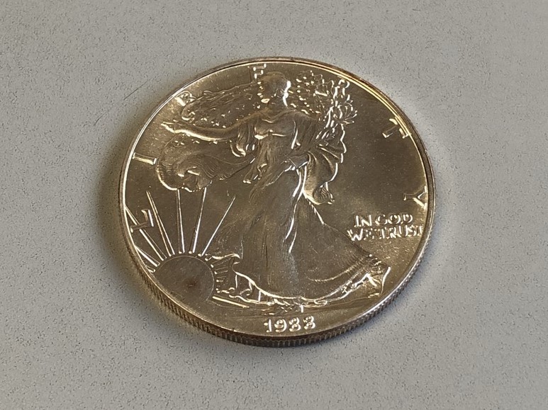 イーグル銀貨 1988年 純銀 1オンス アメリカ ウォーキングリバティ 0 1