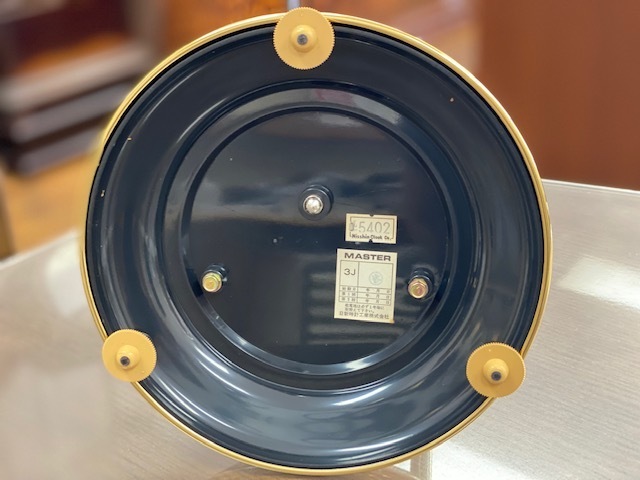 日新時計工業株式会社 マスタークオーツ 高級水晶置時計 デッドストック品 未使用 NO-M6503 日新時計工業株式会社 マスタークオーツ 高級水晶置時計