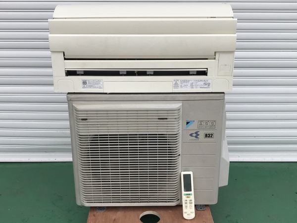 ◇AB74 ダイキン ルームエアコン S22RTAXS-W 動作品 冷:6～9畳 暖:6～7