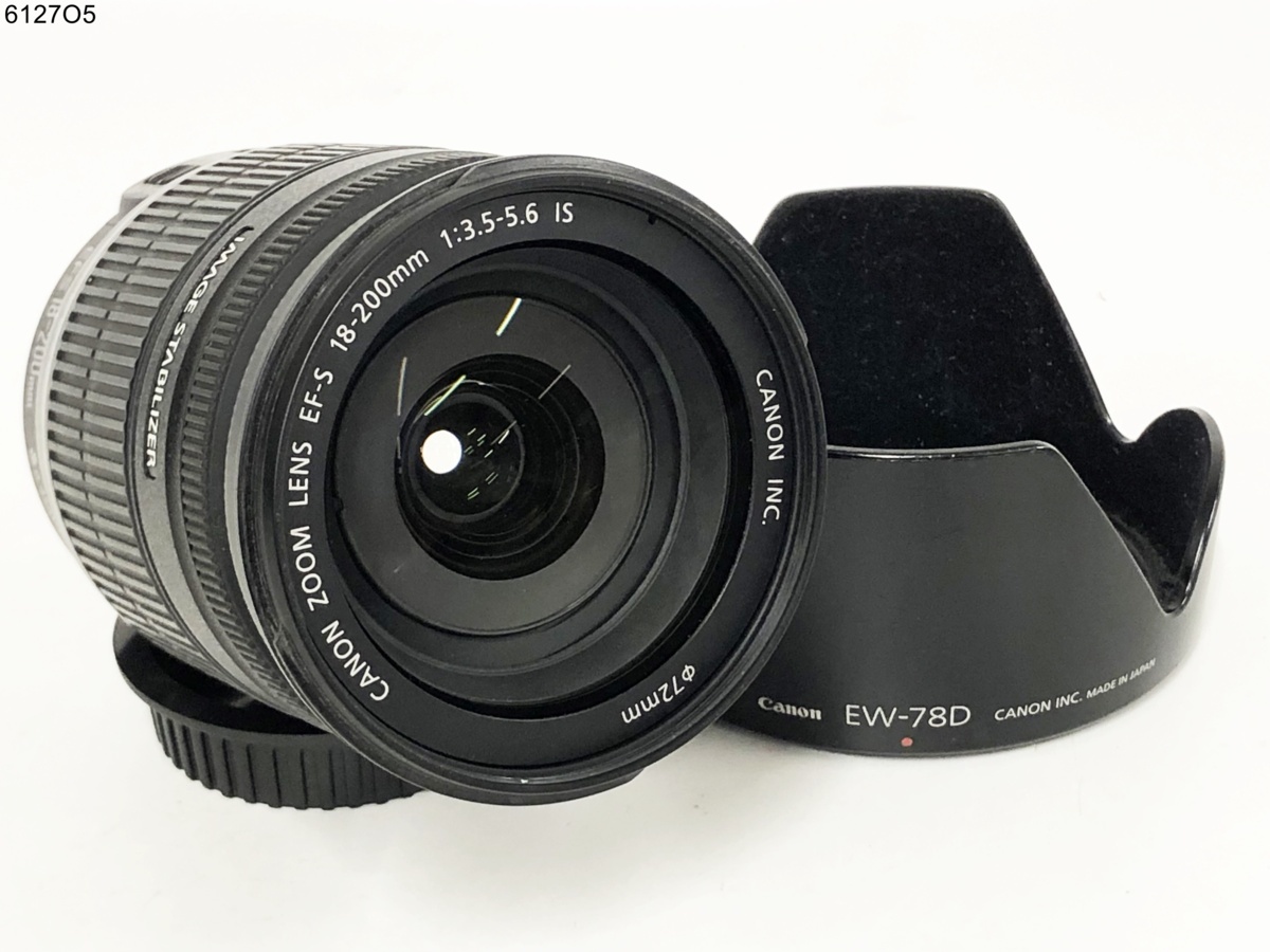 ☆Canon キャノン ZOOM EF-S 18-200mm 1:3.5-5.6 IS 一眼レフ カメラ