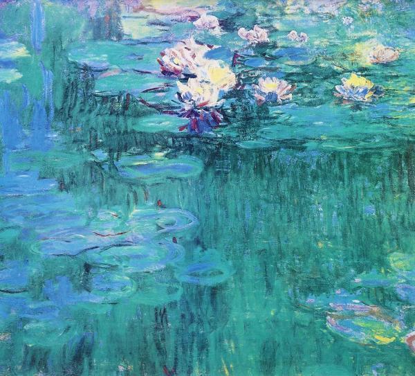 WISH クロード モネ ClaudeMonet 睡蓮 工芸画 30号 大作 〇印象派代表 印象主義の手法確立 #21072145(石版画 ...