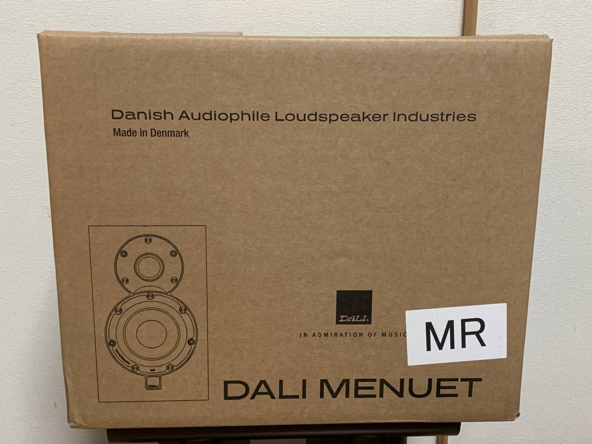 新品未開封 DALI MENUET ブックシェルフ型 スピーカー ペア　MR（ロッソ） ダリ メヌエット 新品未開封