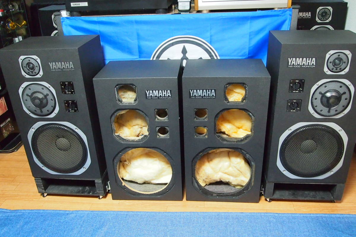 YAMAHA NS-1000M エンクロージャーペア. ⁄ NS-10M オーバーホール済