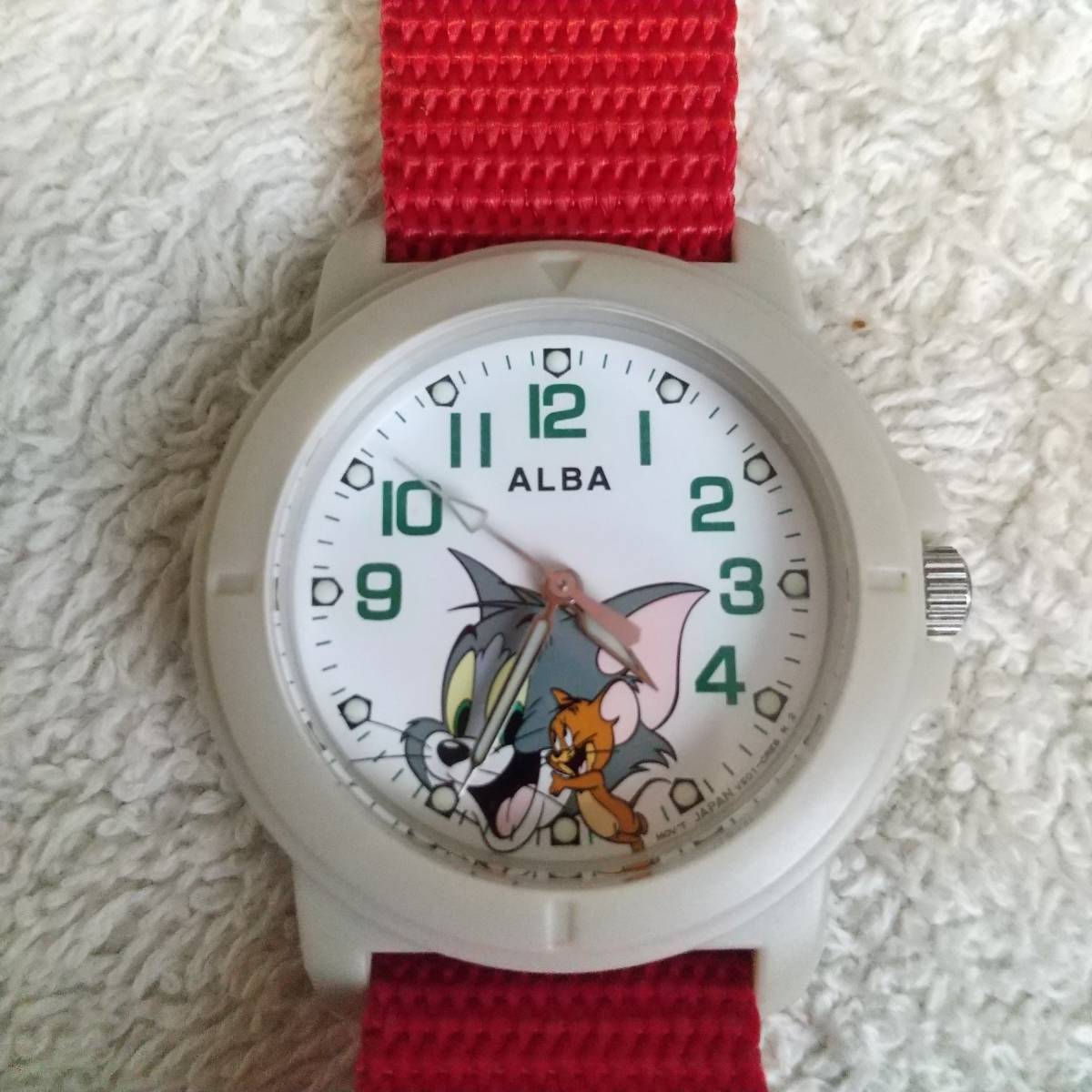 トムとジェリー ALBA 腕時計 SEIKO アニメタイム - アルバ 稼働品 