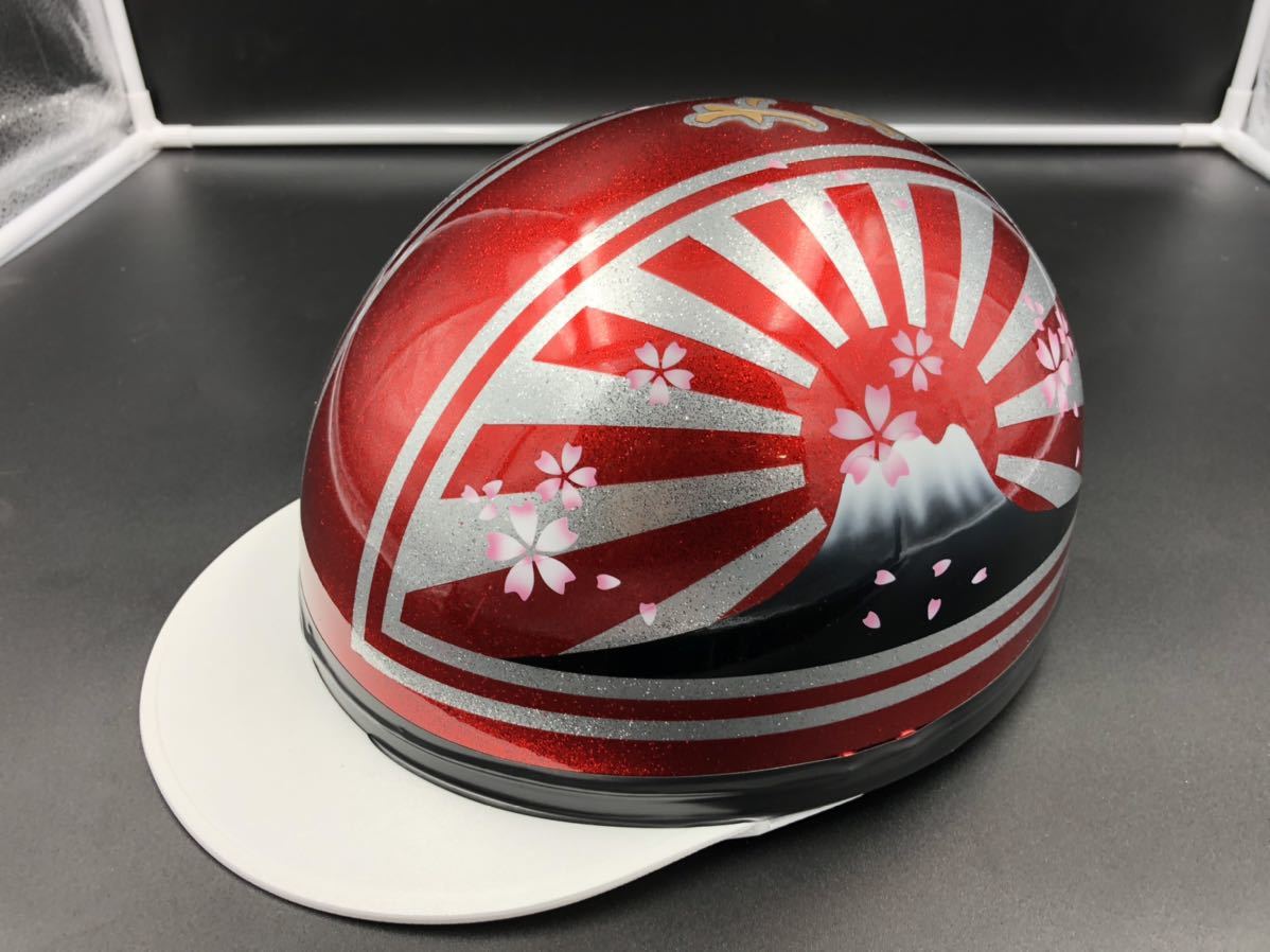 カスタムコルク半 アイボリー赤富士日章 桜無し セット 富士日章コルク