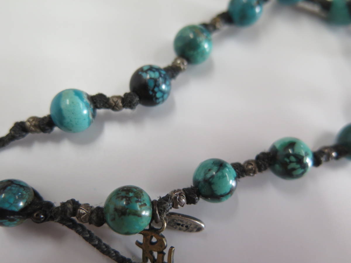 M.Cohen(エムコーエン）ロンハーマン別注 ターコイズブレスレット エム