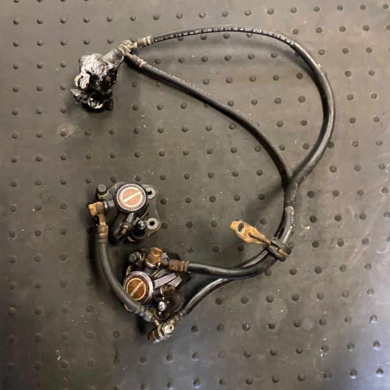 GPZ400F 純正フロントブレーキ一式 希少 当時物 GPZ550 Z550GP Z400FX