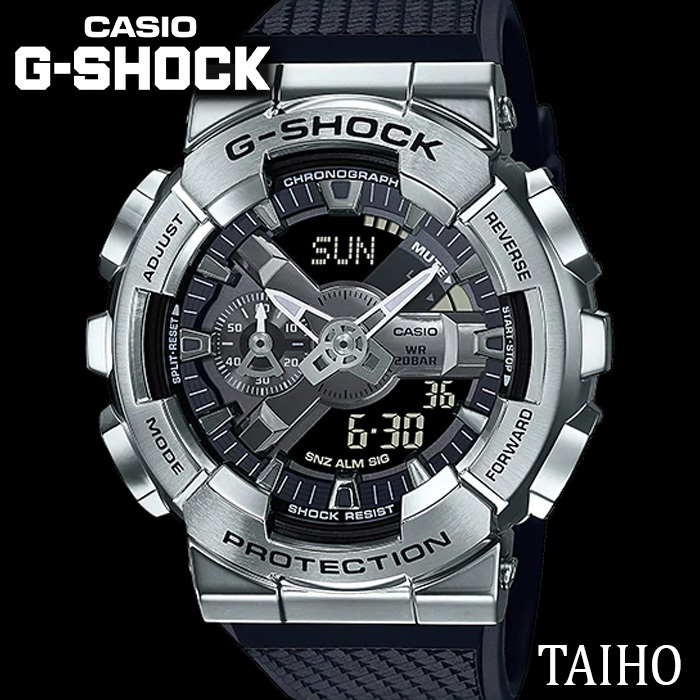 人気，新作登場 カシオ Casio ジーショック G-SHOCK 腕時計 クオーツ 20気圧防水 メンズウォッチ ストップウオッチ アナデジ シルバー ブラック 黒(その他)｜売買されたオークション情報、yahooの商品情報をアー G-SHOCK