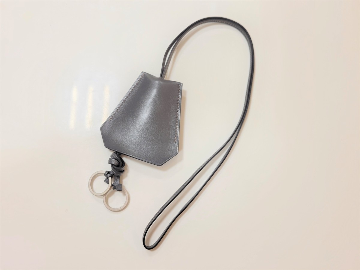 エルメス クロシェット HERMES キーリング ネックレス レザー - hermes 