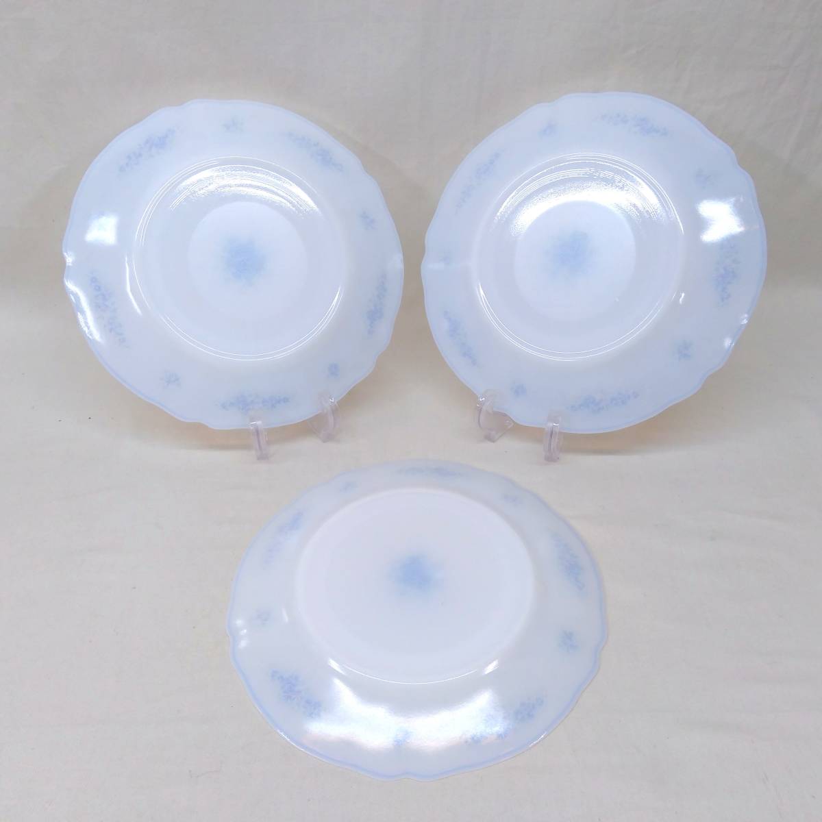 箱付] arcopal アルコパル 6 assiettes plates プレート 6枚セット 中